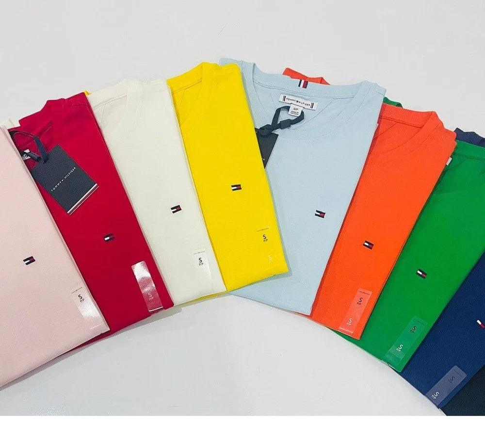 Kit com 5 Camisas Tommy Hilfiger
