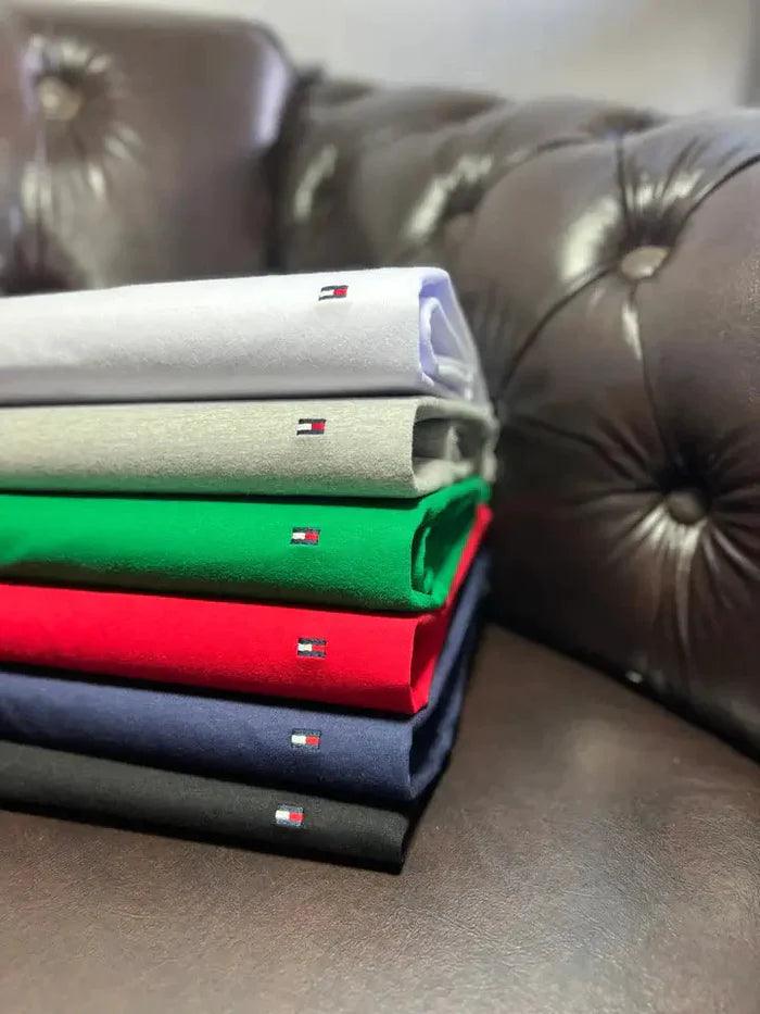 Kit com 5 Camisas Tommy Hilfiger