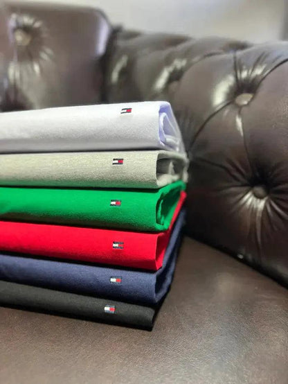 Kit com 5 Camisas Tommy Hilfiger
